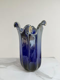 Murano Glass Vase | Certified Murano Glass | Made in Italy | Decorative Vase | Collection Pasta di Vetro Blu