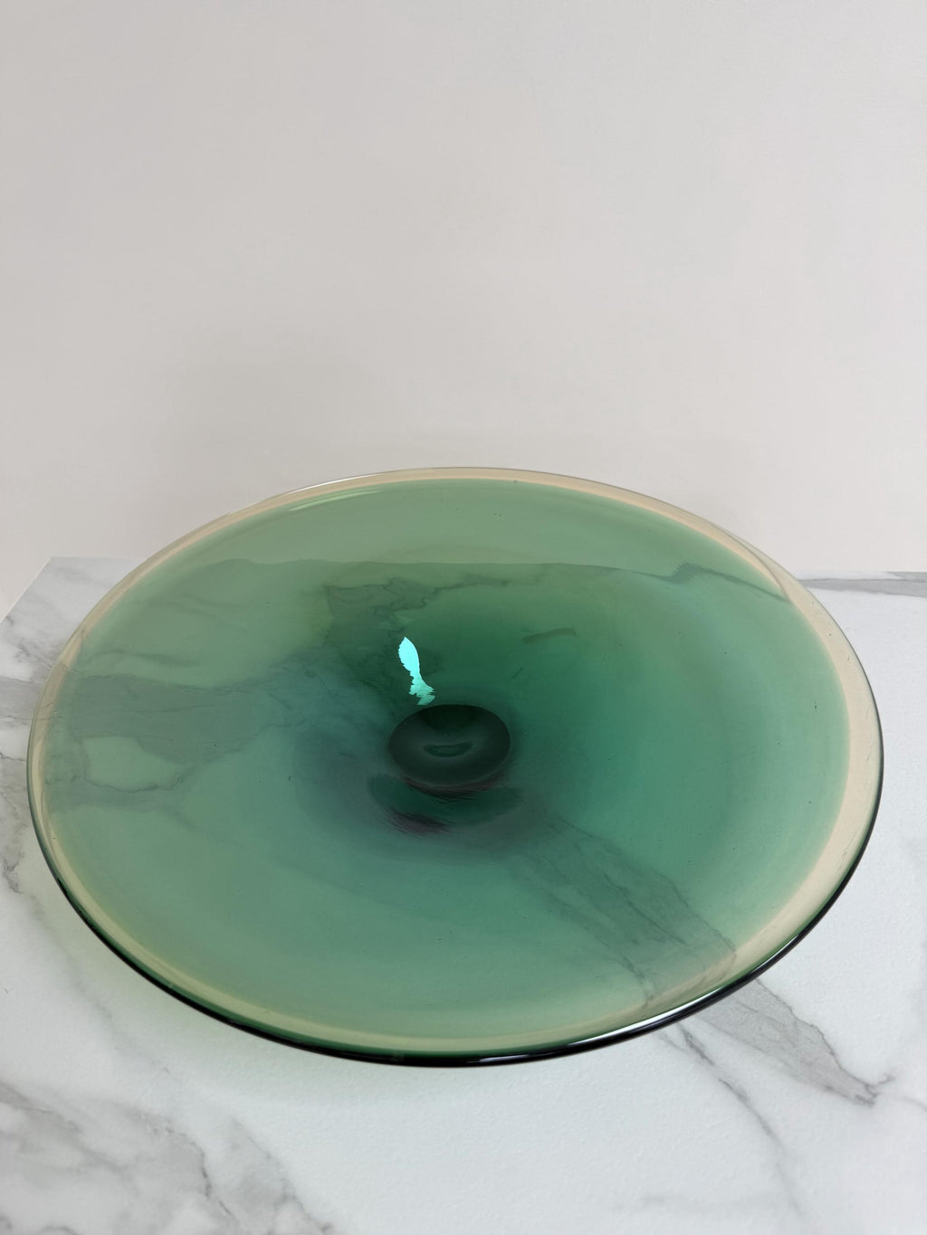 Murano Glass Centerpiece | Certified Murano Glass | Made in Italy | Table Decoration | Collection Pasta di Vetro Verde