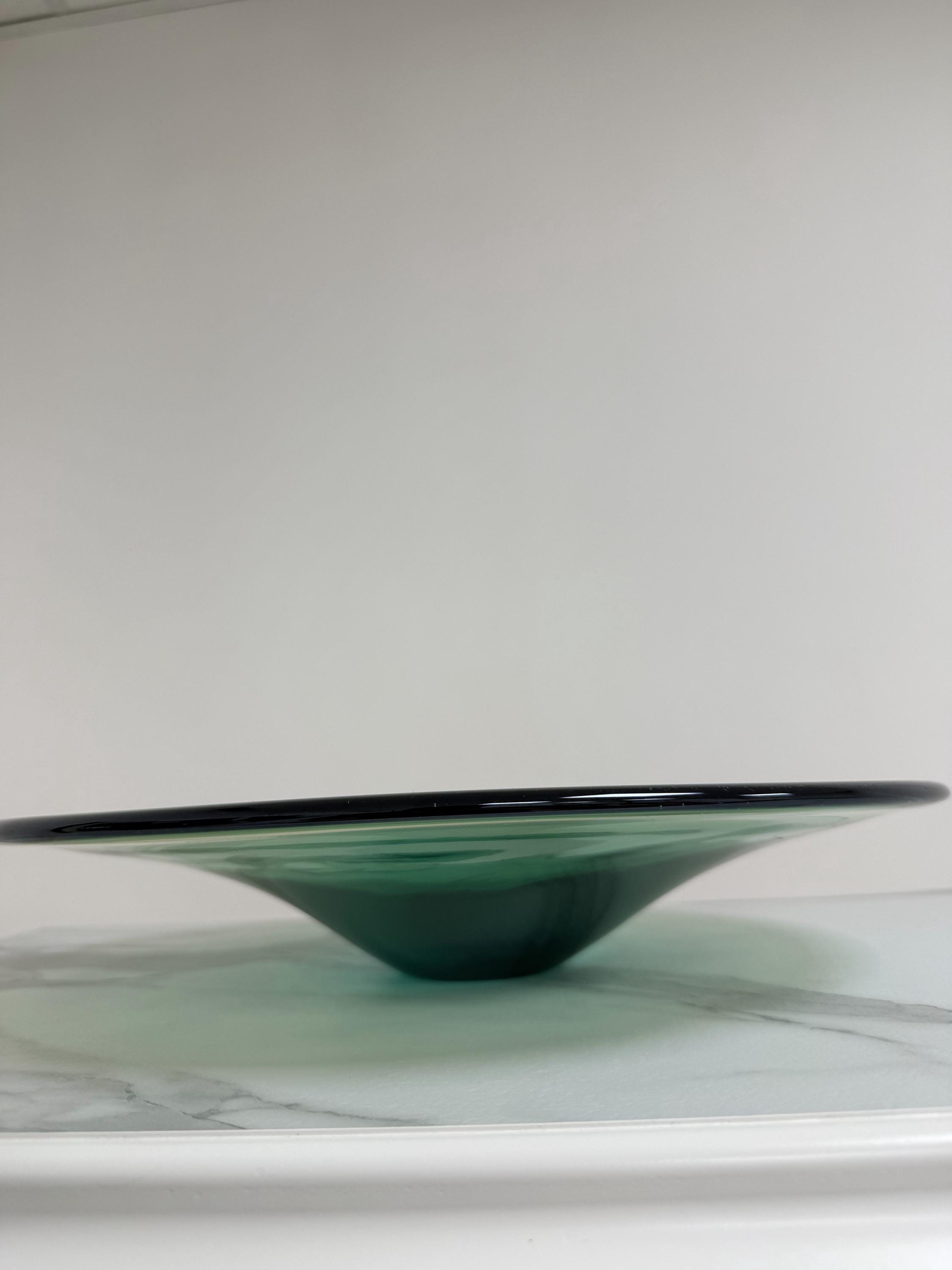 Murano Glass Centerpiece | Certified Murano Glass | Made in Italy | Table Decoration | Collection Pasta di Vetro Verde