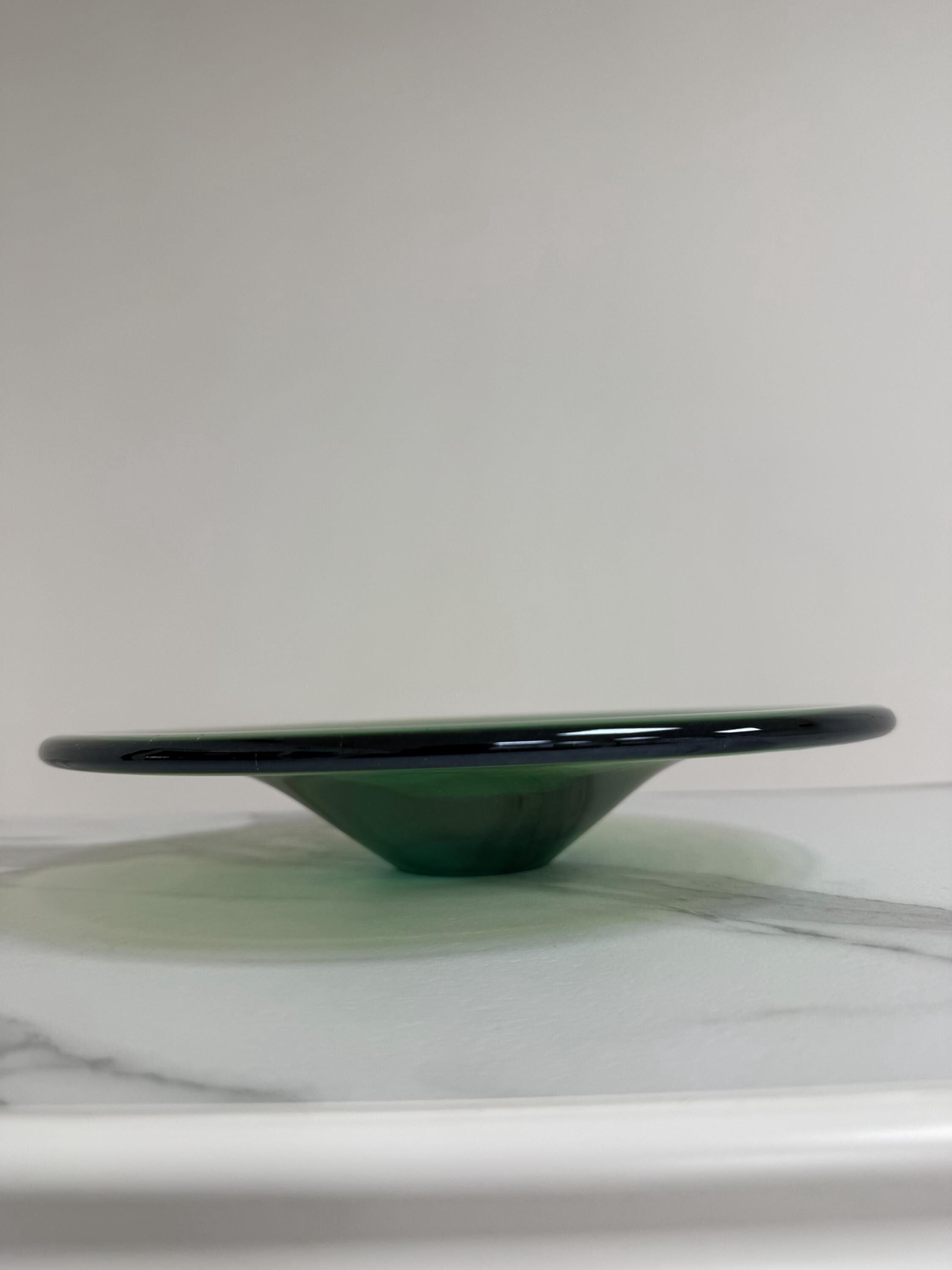 Murano Glass Centerpiece | Certified Murano Glass | Made in Italy | Table Decoration | Collection Pasta di Vetro Verde