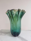 Murano Glass Vase | Certified Murano Glass | Made in Italy | Decorative Vase | Collection Pasta di Vetro Verde