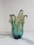 Murano Glass Vase | Certified Murano Glass | Made in Italy | Decorative Vase | Collection Pasta di Vetro Verde