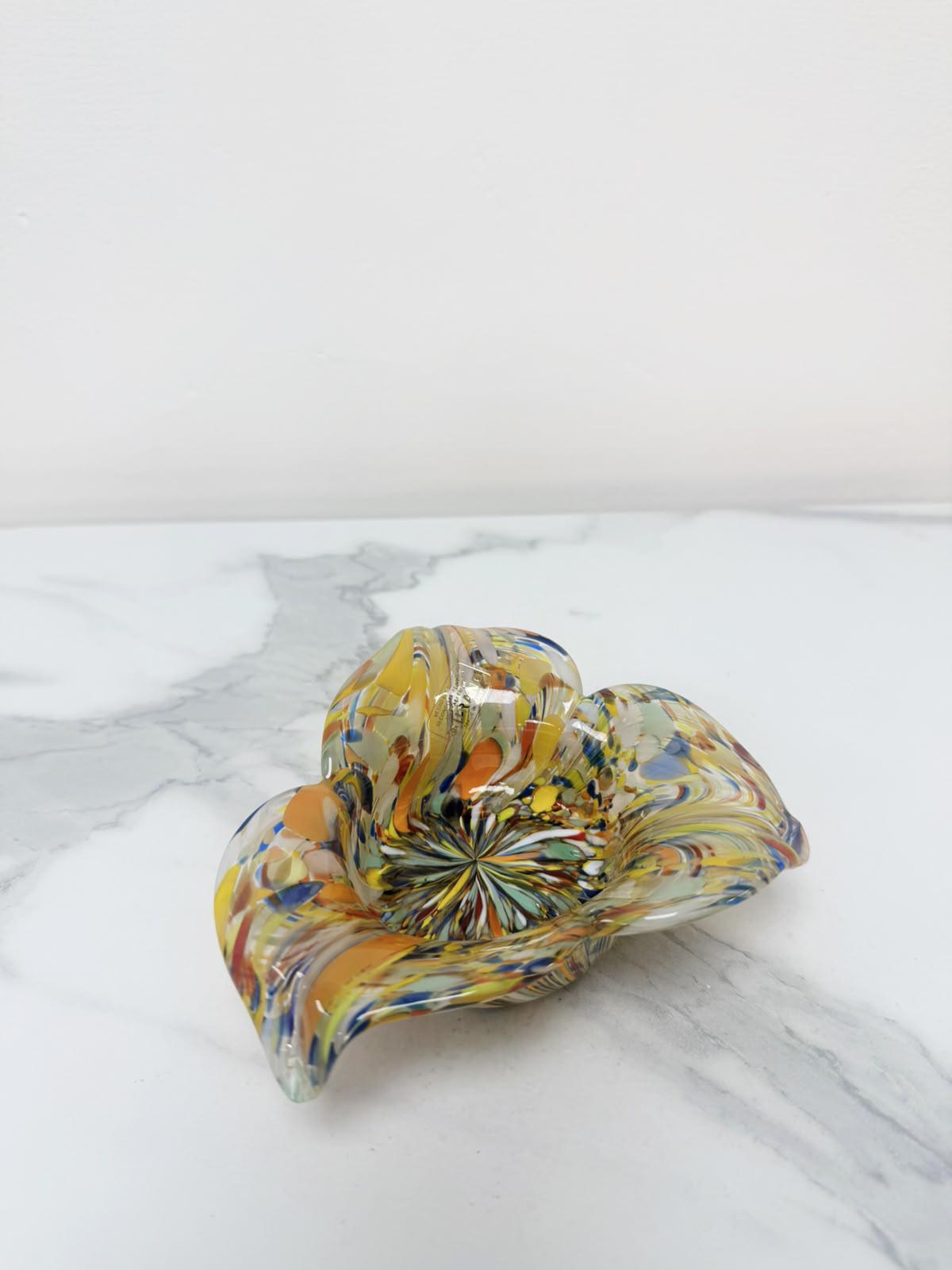 Murano Glass Ashtray | Certified Murano Glass | Made in Italy | Decorative Ashtray | Grande