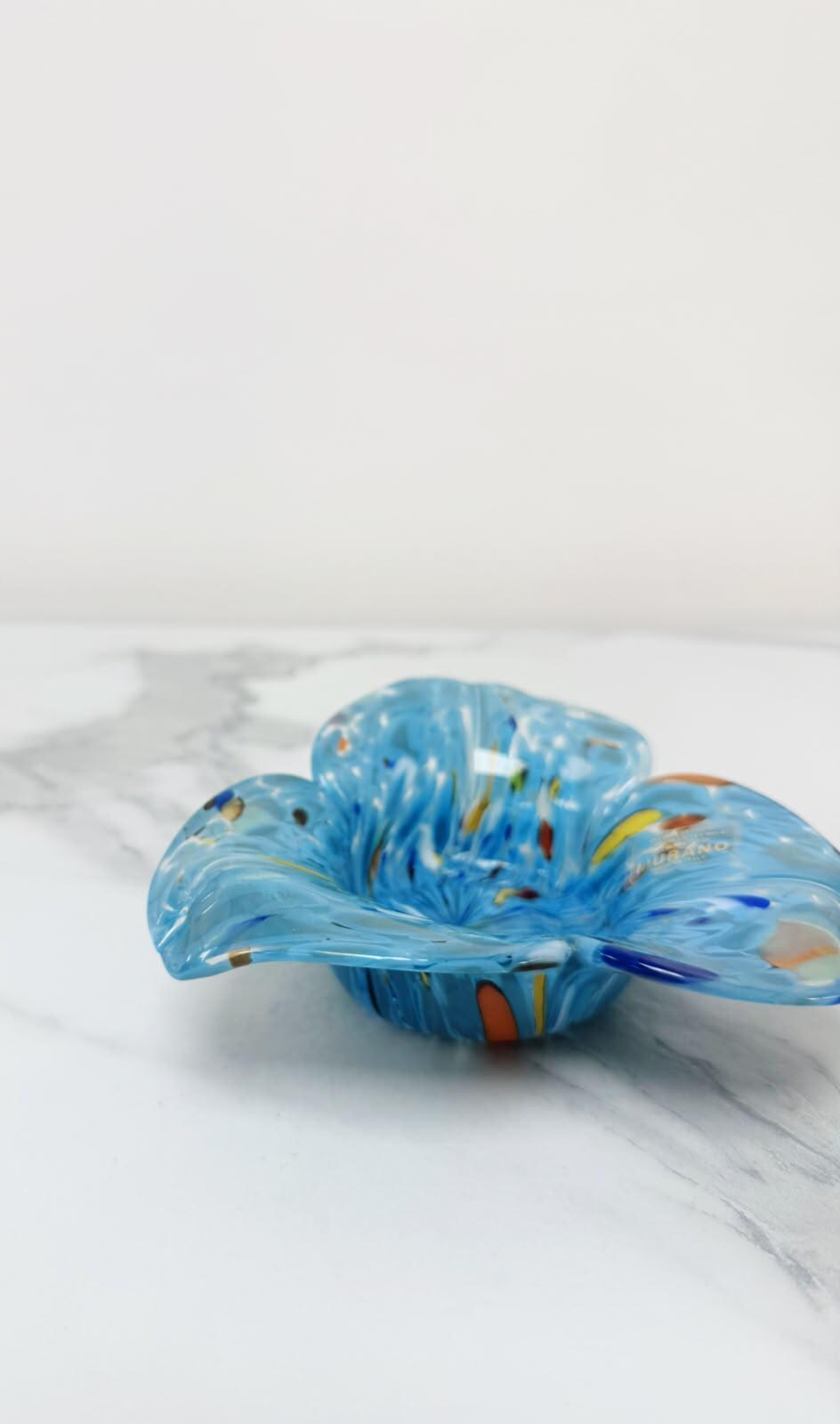 Murano Glass Ashtray | Certified Murano Glass | Made in Italy | Decorative Ashtray | Grande