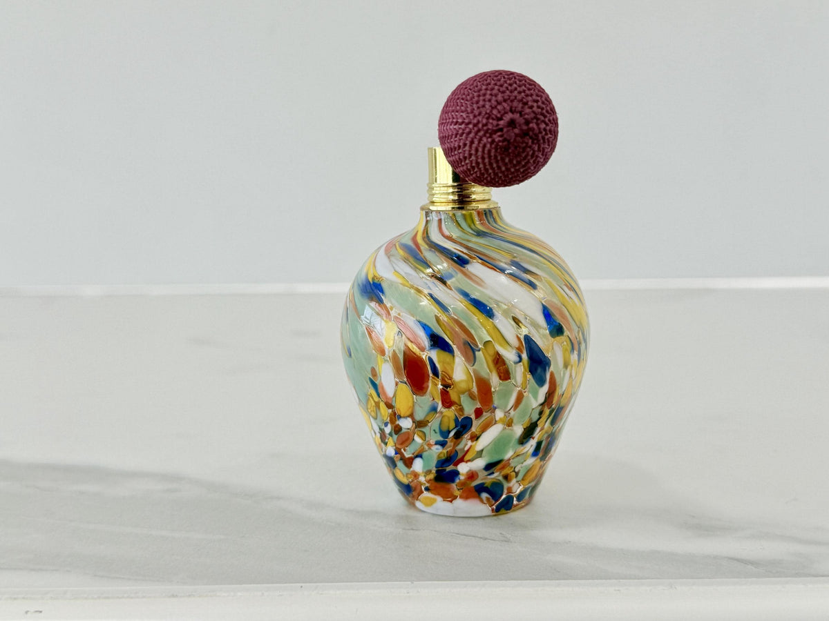 Murano Perfume Bottle | Certified Murano Glass | Made in Italy | Spray Atomizer | Collection Botticella
