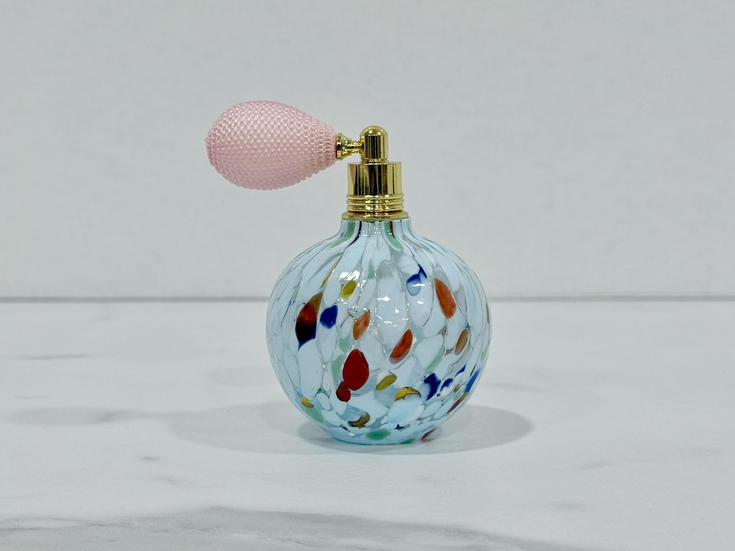 Murano Perfume Bottle | Certified Murano Glass | Made in Italy | Spray Atomizer | Collection Panciuta