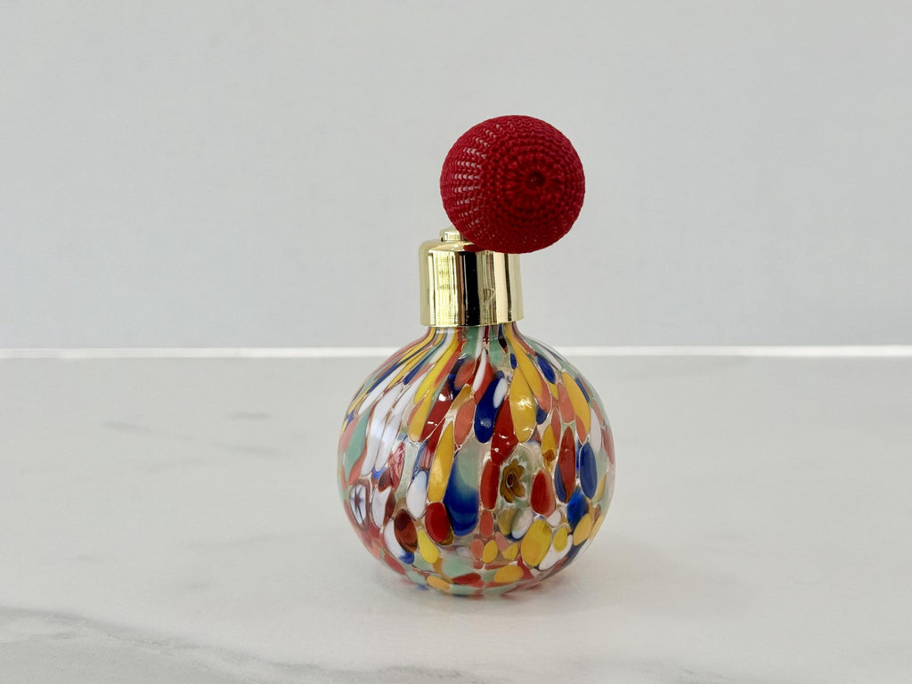Murano Perfume Bottle | Certified Murano Glass | Made in Italy | Spray Atomizer | Collection Sfera