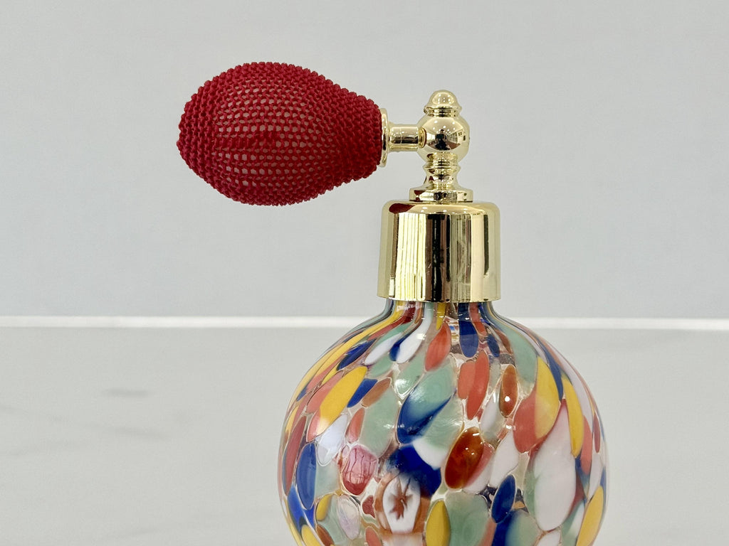 Murano Perfume Bottle | Certified Murano Glass | Made in Italy | Spray Atomizer | Collection Sfera