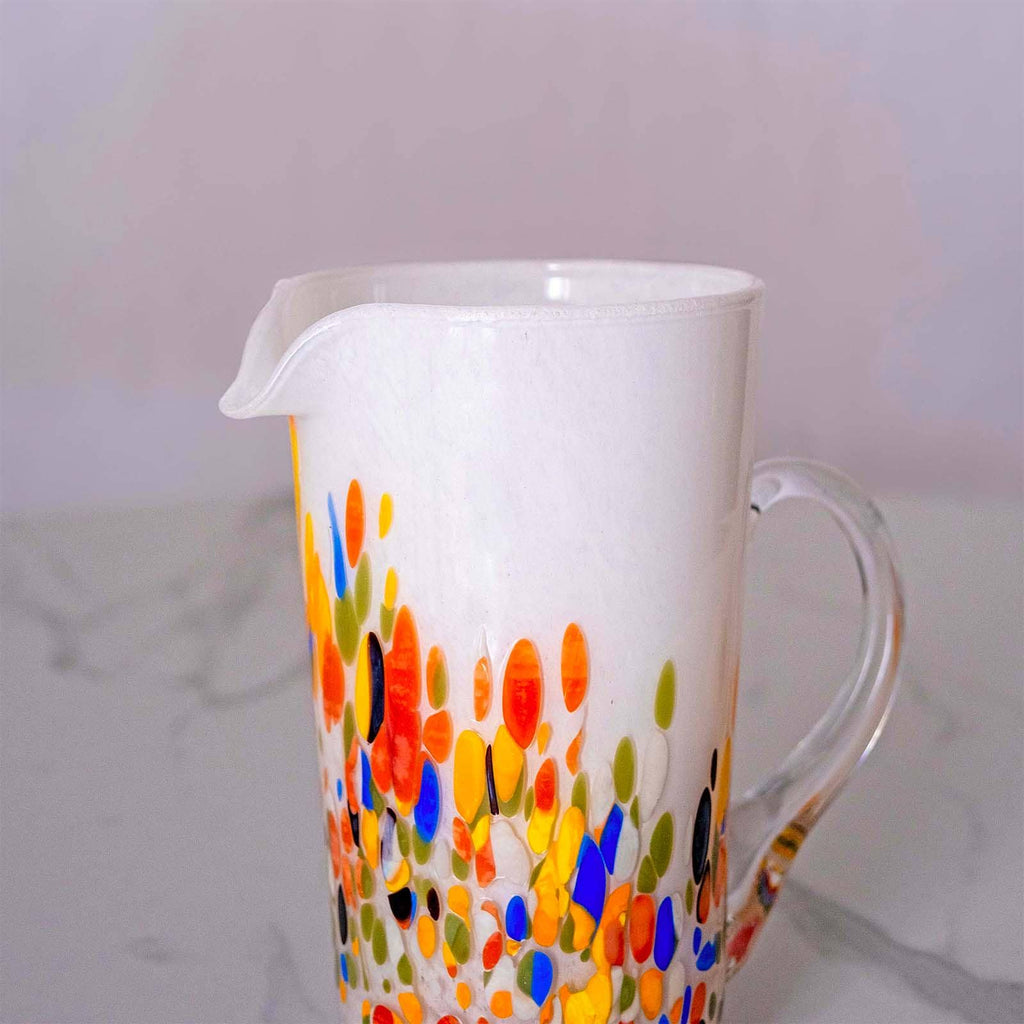 Murano Glass Carafe | Certified Murano Glass | Made in Italy | Decorative Pitcher | Collection Roma