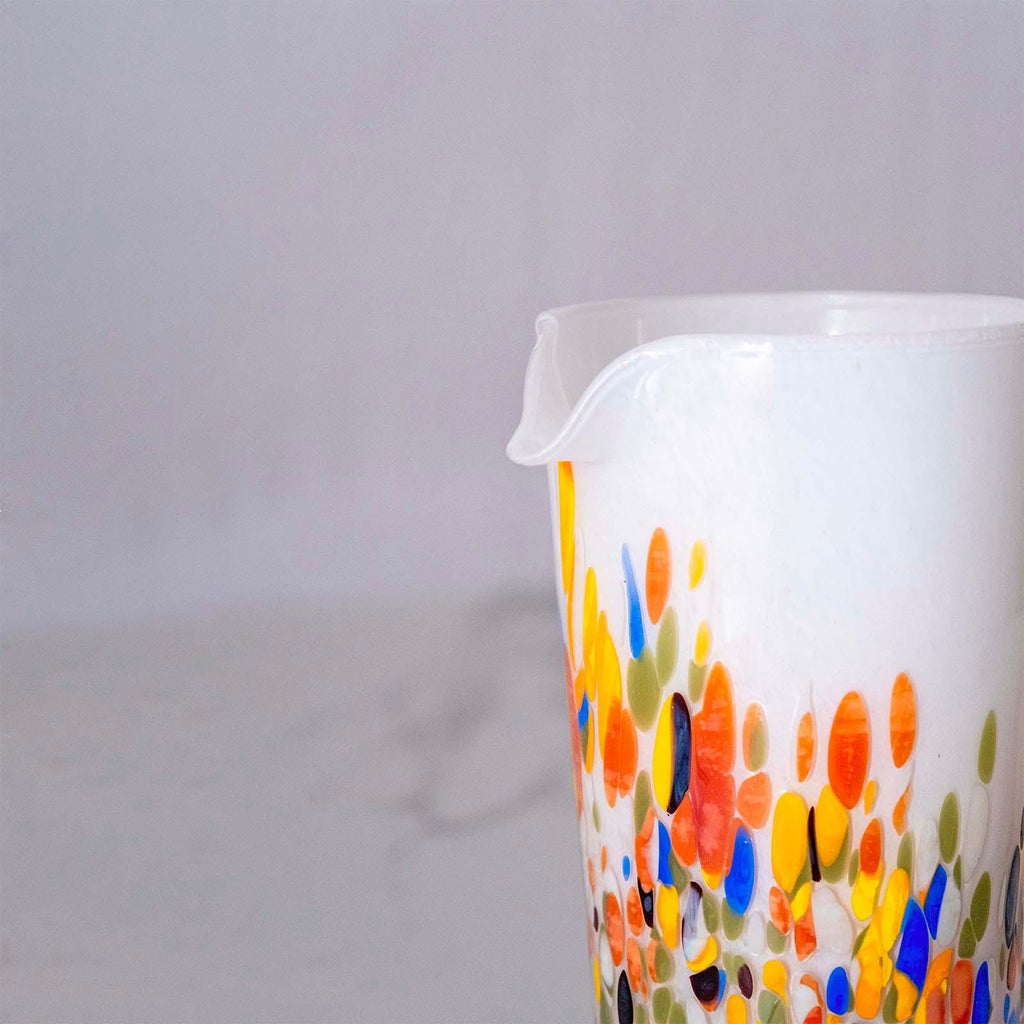 Murano Glass Carafe | Certified Murano Glass | Made in Italy | Decorative Pitcher | Collection Roma