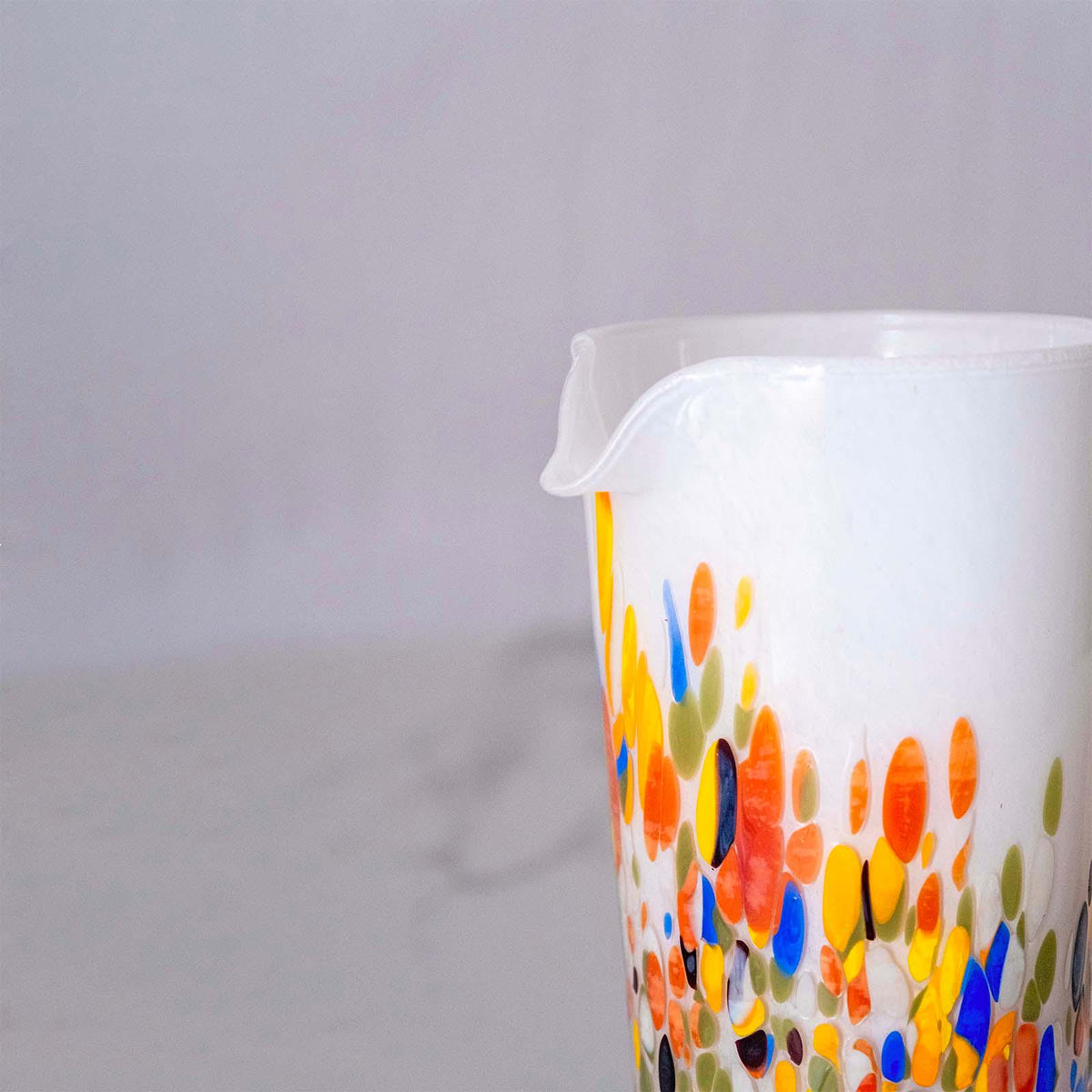 Murano Glass Carafe | Certified Murano Glass | Made in Italy | Decorative Pitcher | Collection Roma