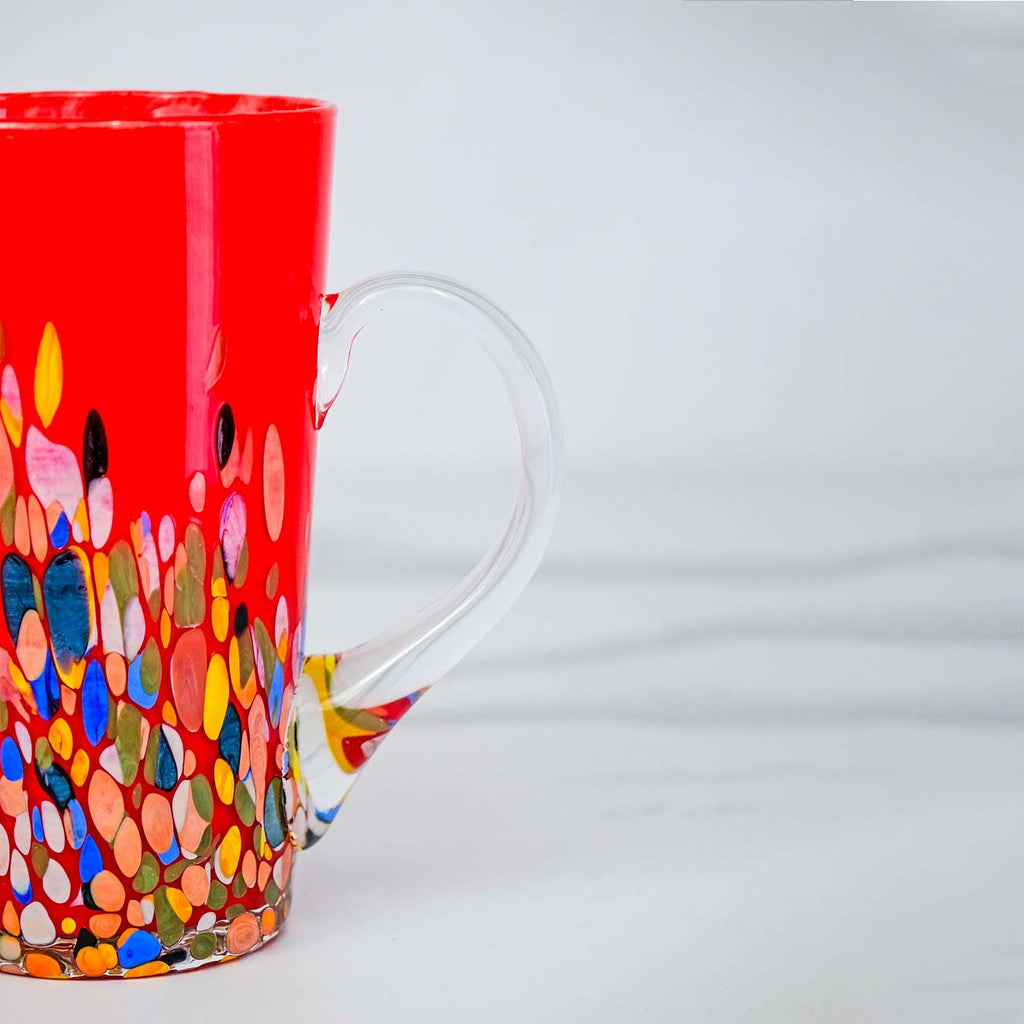 Murano Glass Carafe | Certified Murano Glass | Made in Italy | Decorative Pitcher | Collection Roma