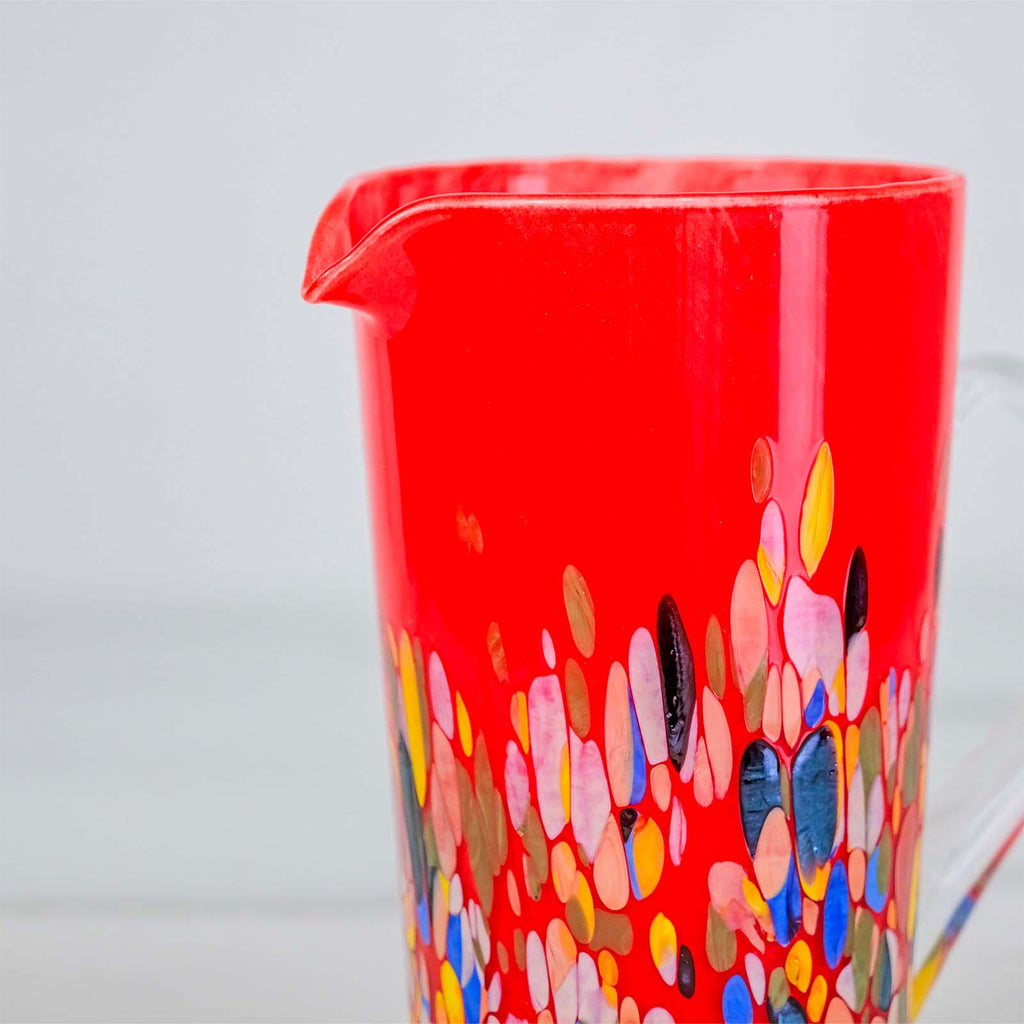 Murano Glass Carafe | Certified Murano Glass | Made in Italy | Decorative Pitcher | Collection Roma