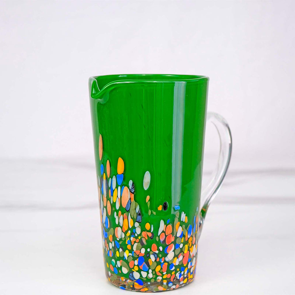 Murano Glass Carafe | Certified Murano Glass | Made in Italy | Decorative Pitcher | Collection Roma