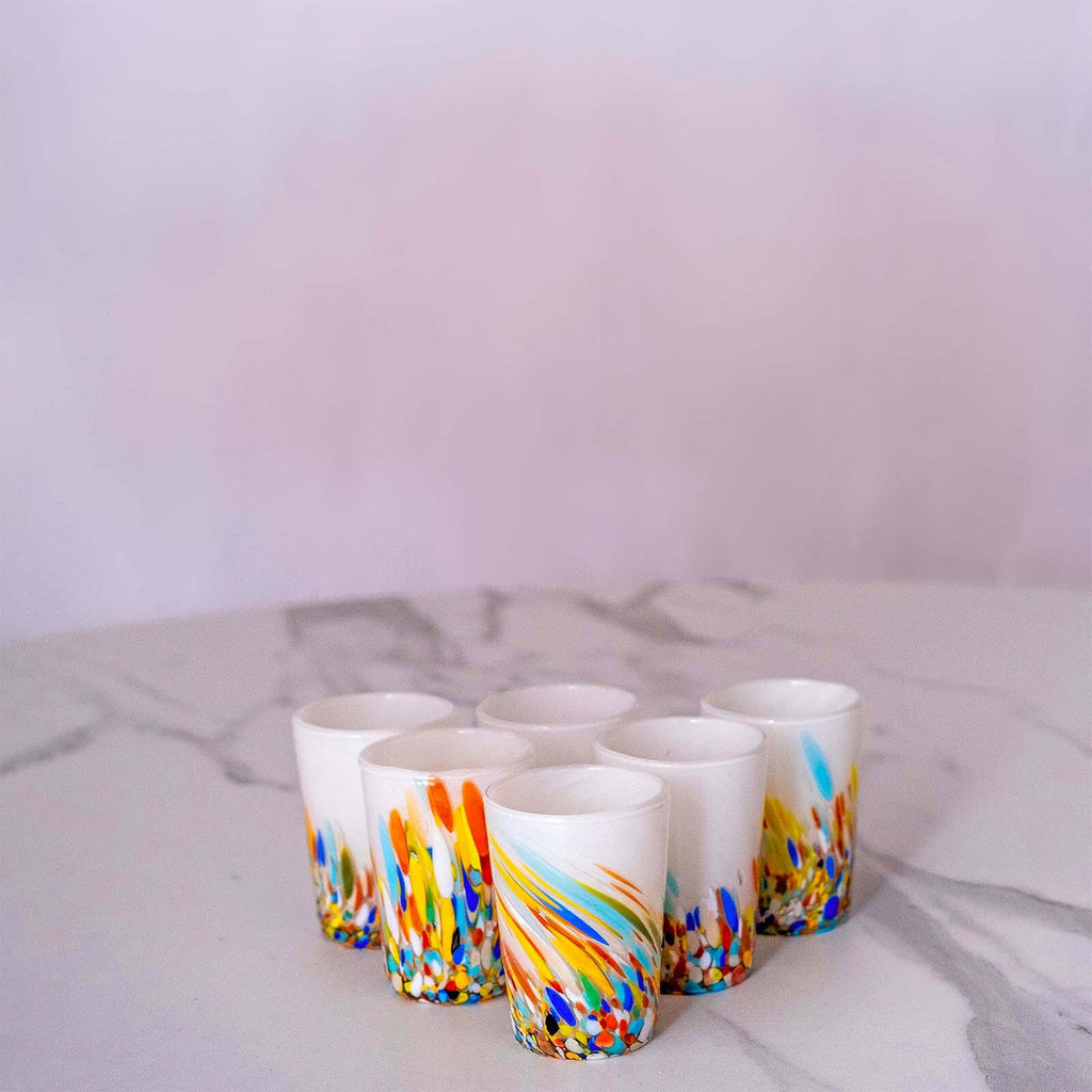 Murano Shot Glass | Certified Murano Glass | Made in Italy | Italian Liqueur Glass | Collection Roma