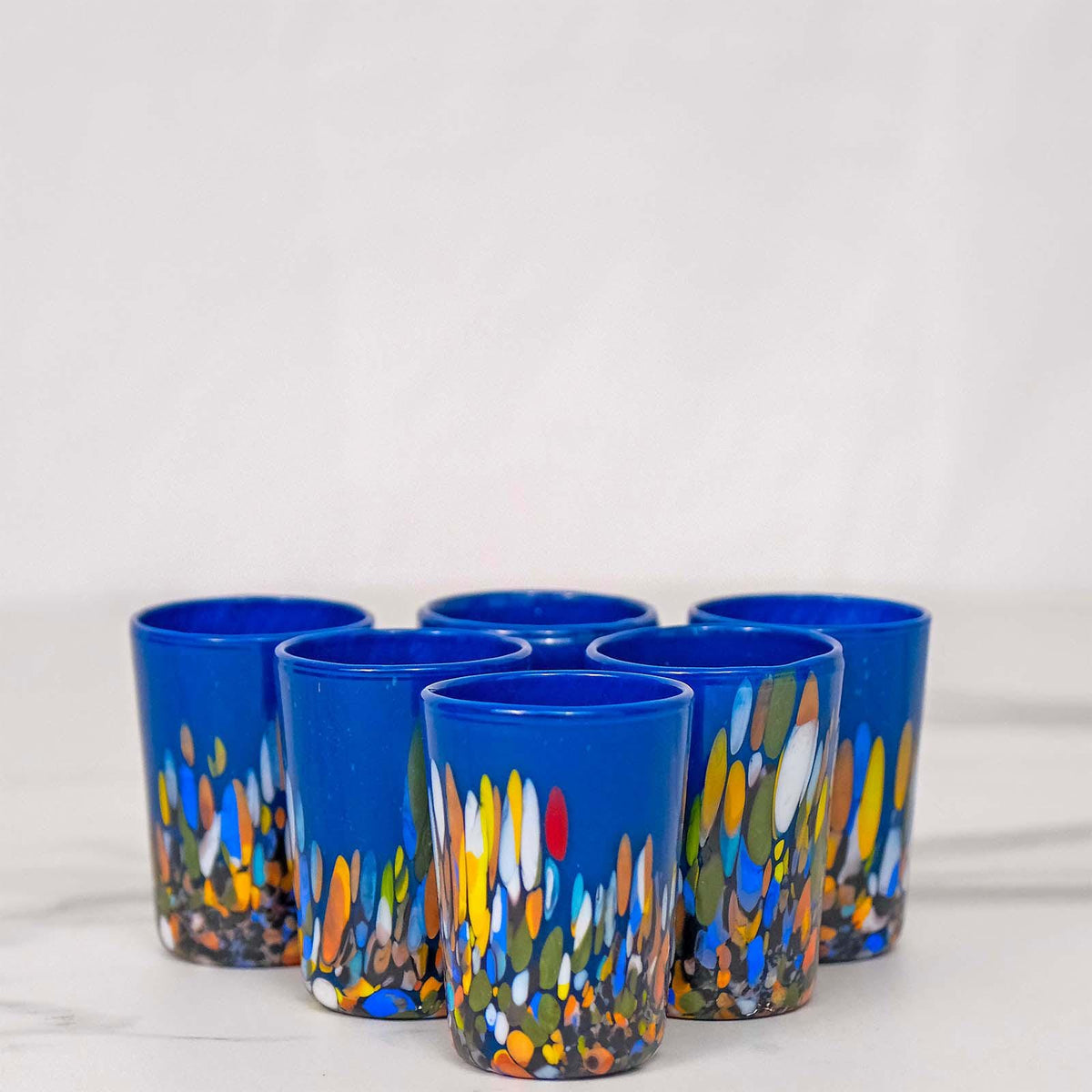 Murano Shot Glass | Certified Murano Glass | Made in Italy | Italian Liqueur Glass | Collection Roma