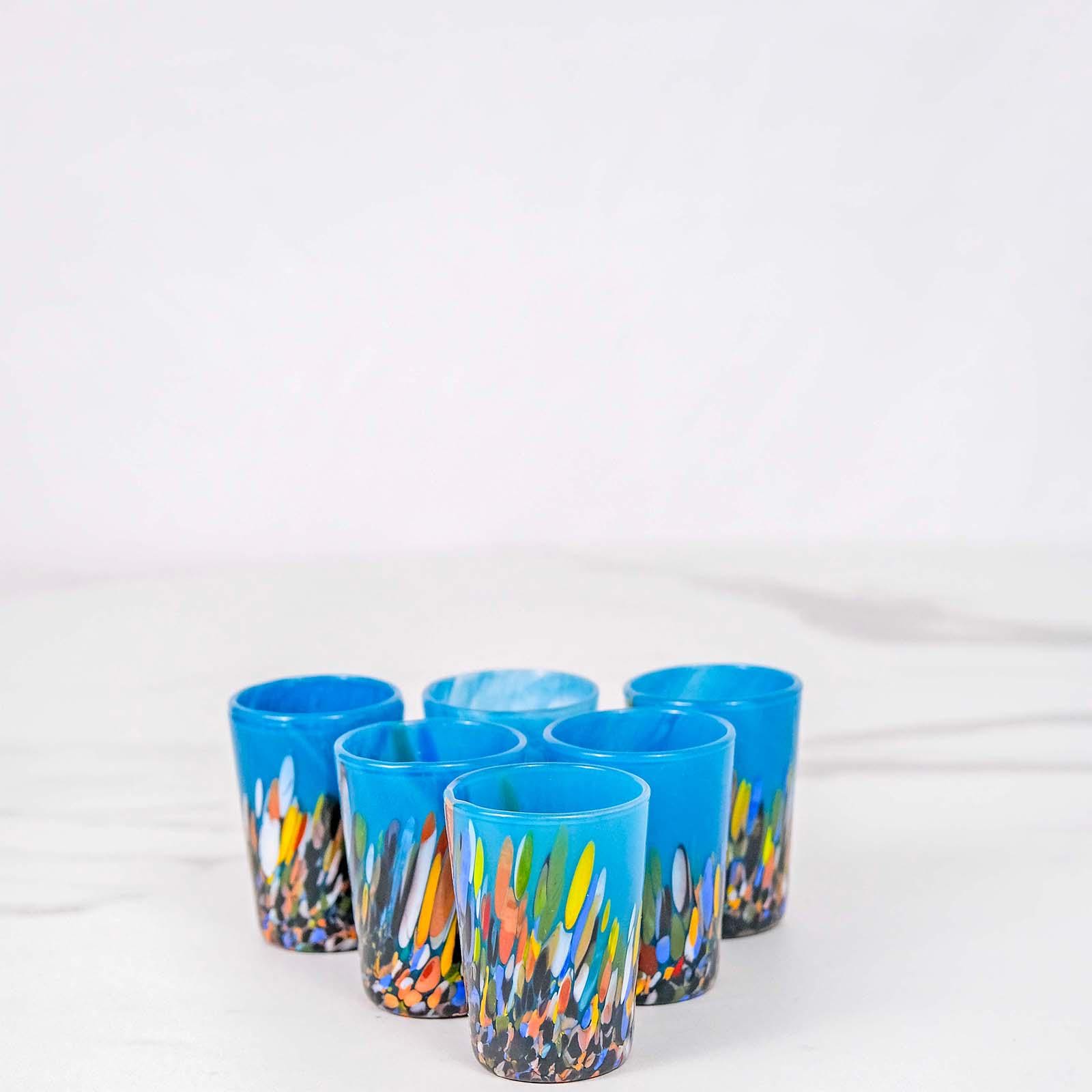 Murano Shot Glass | Certified Murano Glass | Made in Italy | Italian Liqueur Glass | Collection Roma