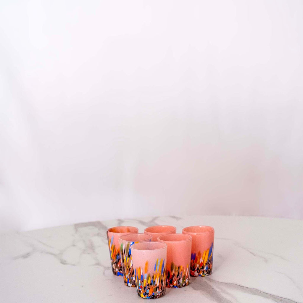 Murano Shot Glass | Certified Murano Glass | Made in Italy | Italian Liqueur Glass | Collection Roma