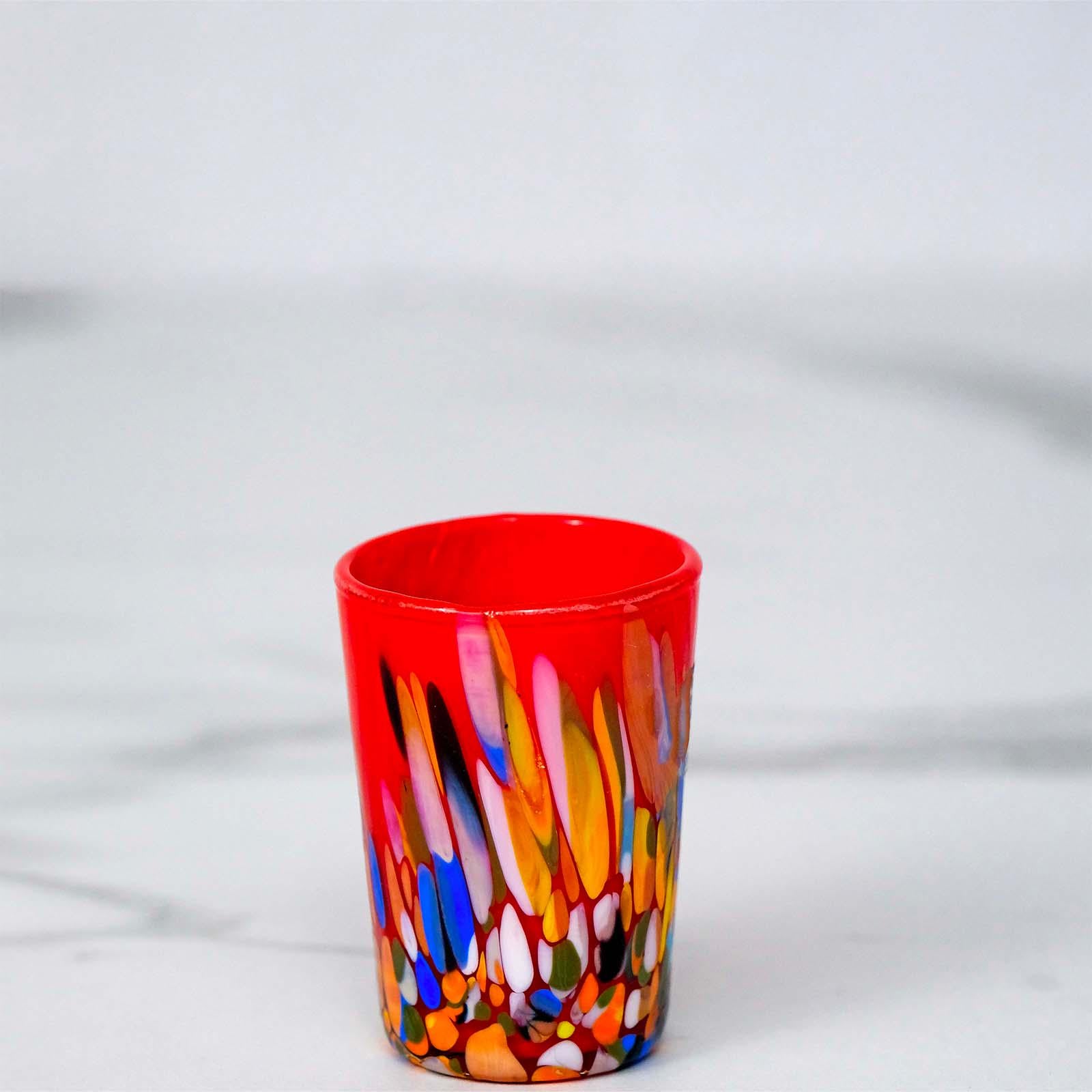 Murano Shot Glass | Certified Murano Glass | Made in Italy | Italian Liqueur Glass | Collection Roma