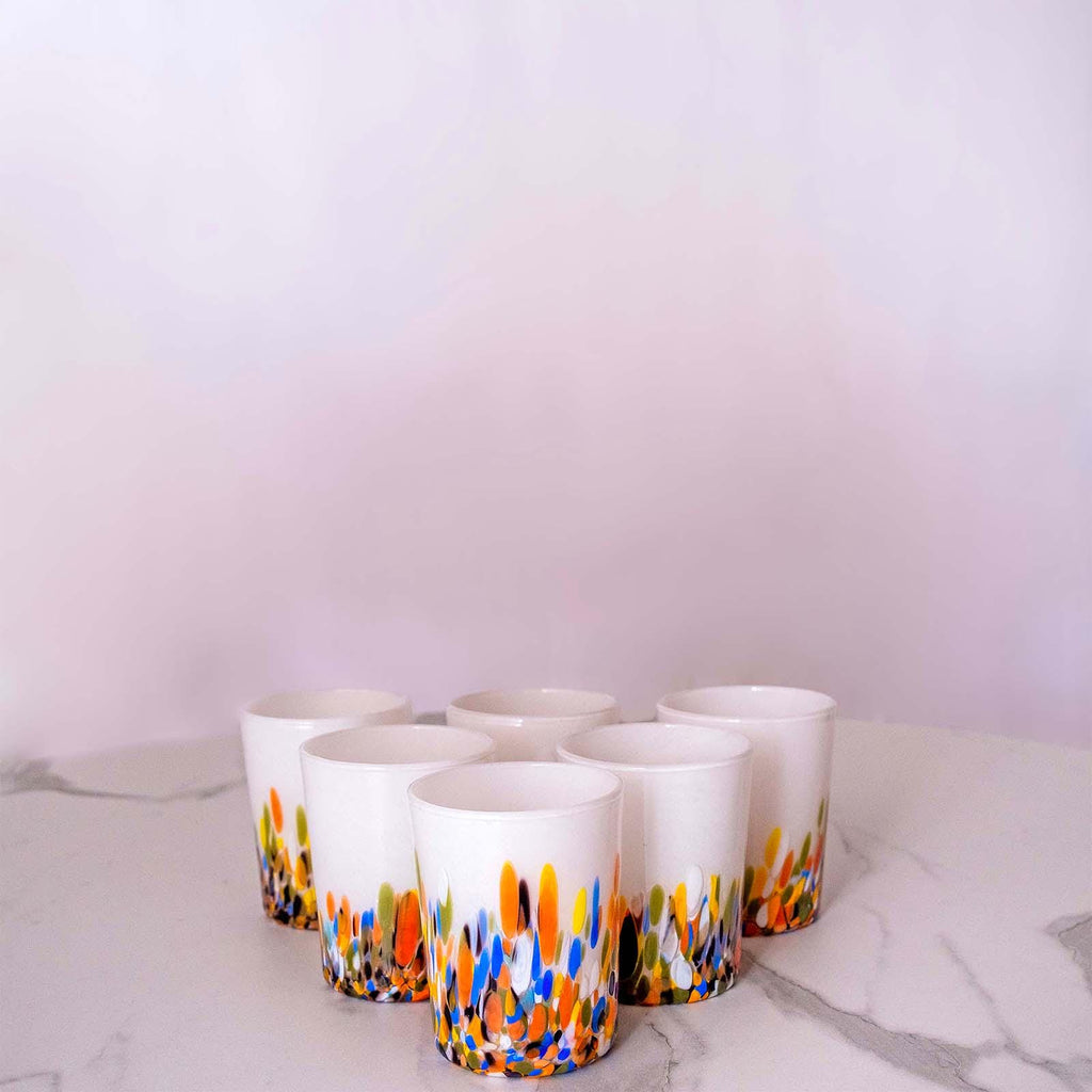 Murano Drinking Glass | Certified Murano Glass | Made in Italy | Water Glass | Collection Roma