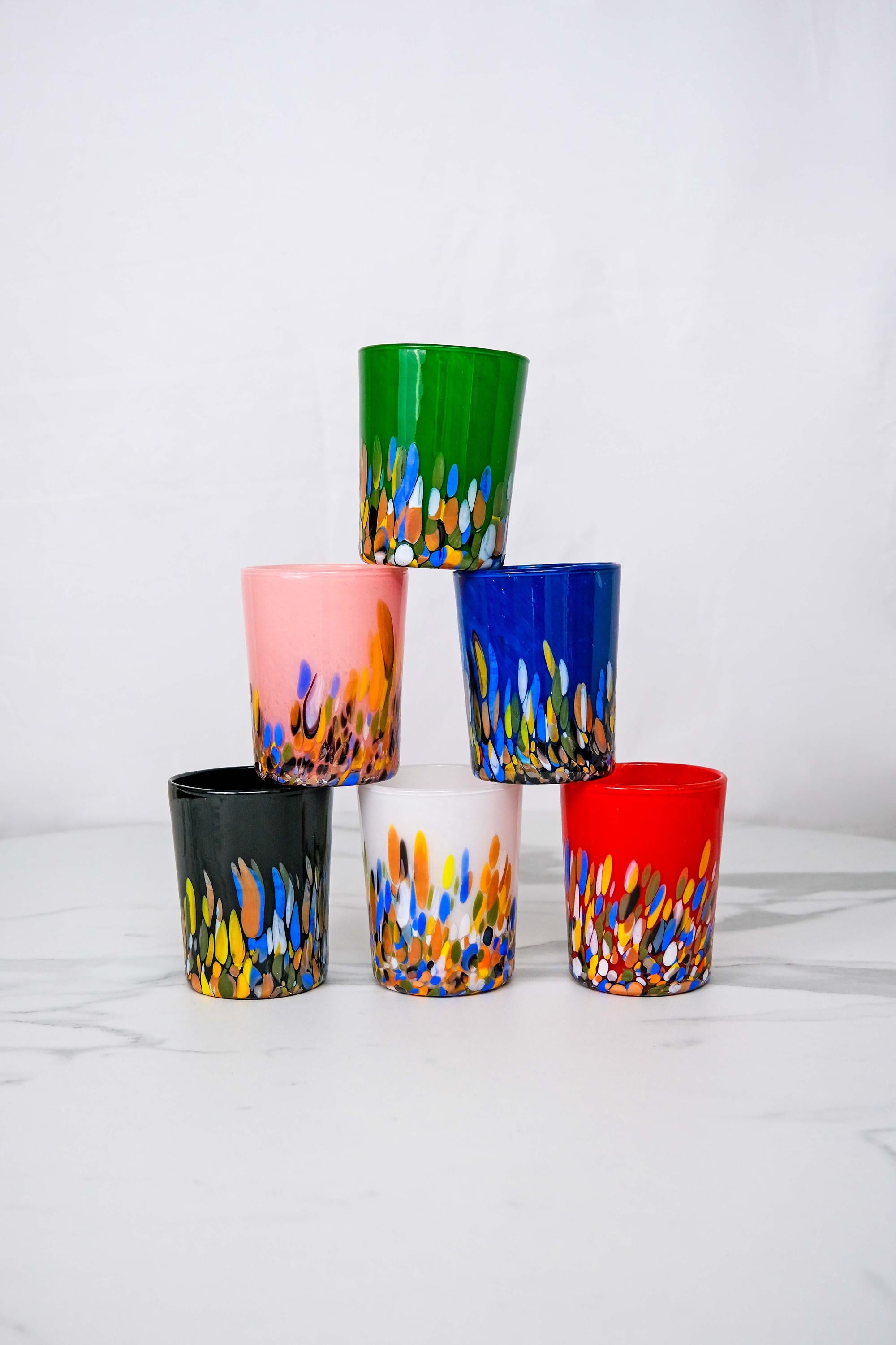 Murano Drinking Glass | Certified Murano Glass | Made in Italy | Water Glass | Collection Roma