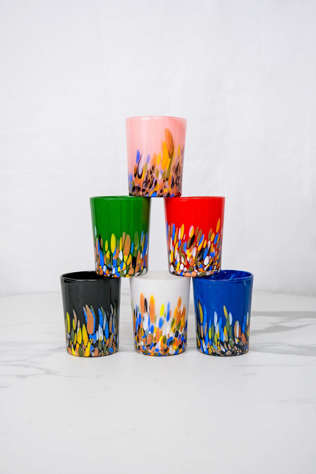 Murano Drinking Glass | Certified Murano Glass | Made in Italy | Water Glass | Collection Roma