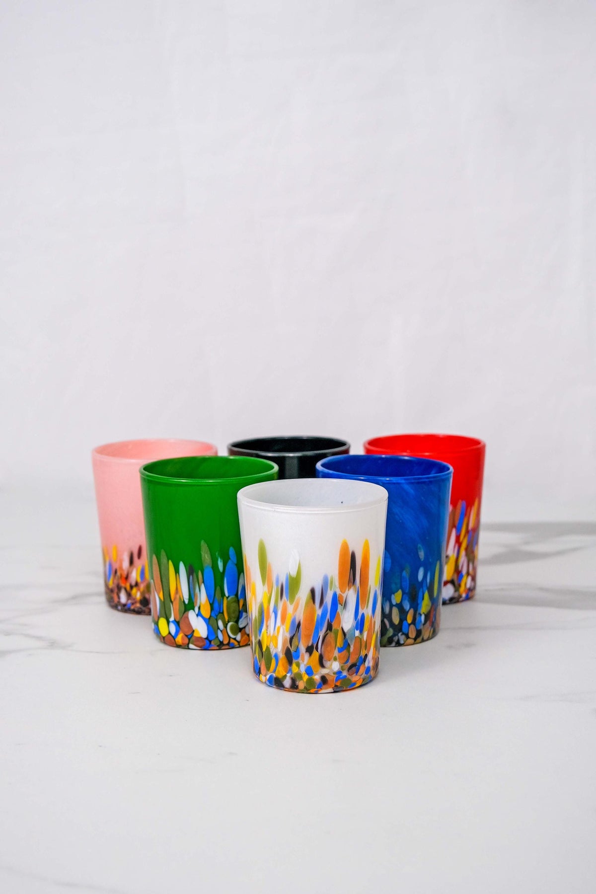 Murano Drinking Glass | Certified Murano Glass | Made in Italy | Water Glass | Collection Roma