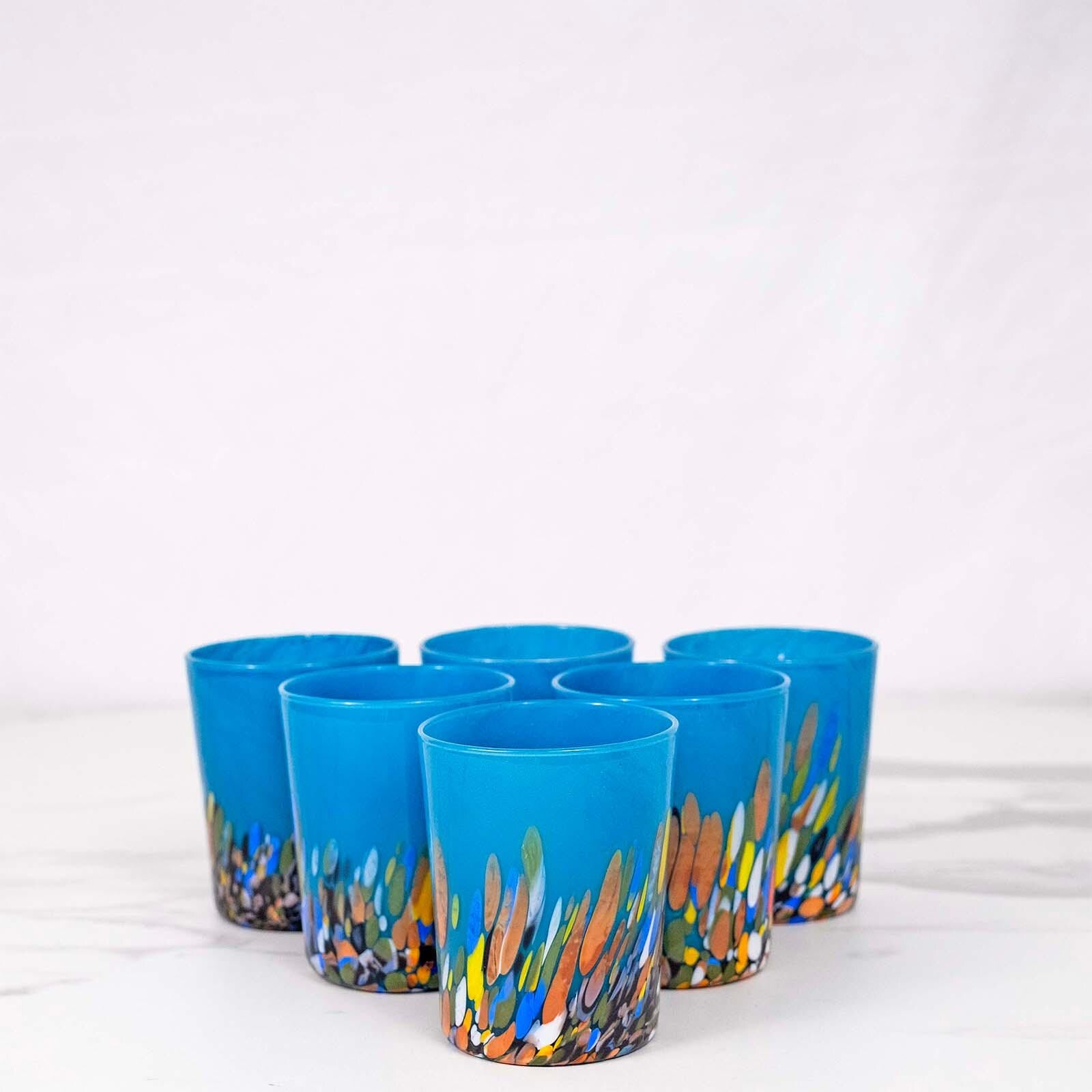 Murano Drinking Glass | Certified Murano Glass | Made in Italy | Water Glass | Collection Roma