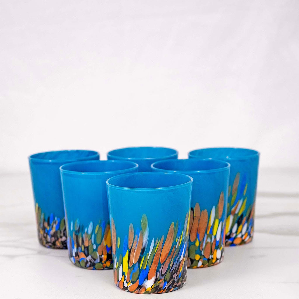 Murano Drinking Glass | Certified Murano Glass | Made in Italy | Water Glass | Collection Roma