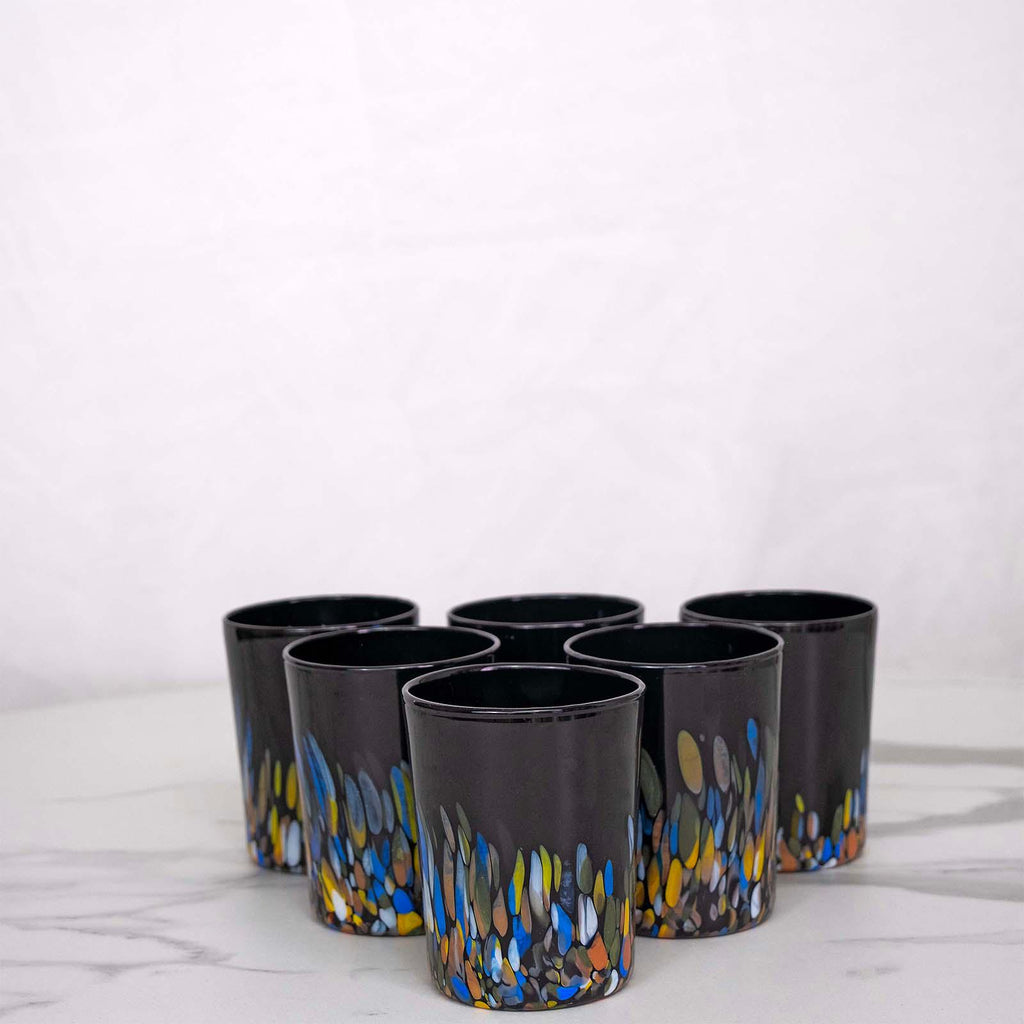 Murano Drinking Glass | Certified Murano Glass | Made in Italy | Water Glass | Collection Roma