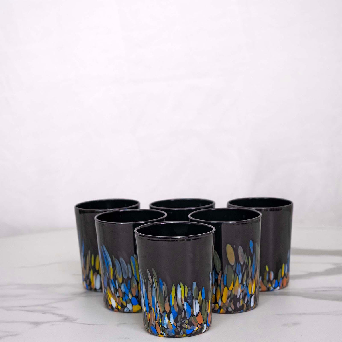 Murano Drinking Glass | Certified Murano Glass | Made in Italy | Water Glass | Collection Roma