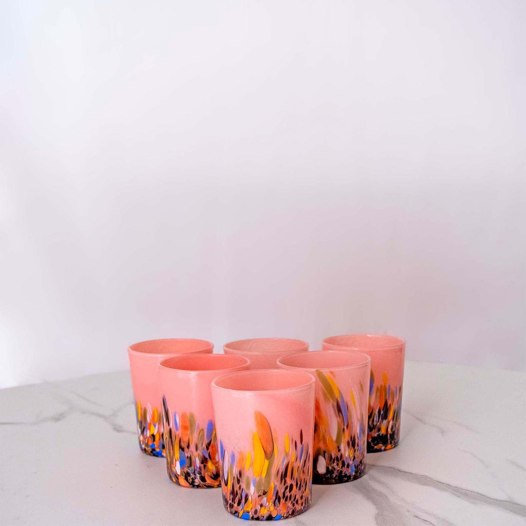 Murano Drinking Glass | Certified Murano Glass | Made in Italy | Water Glass | Collection Roma