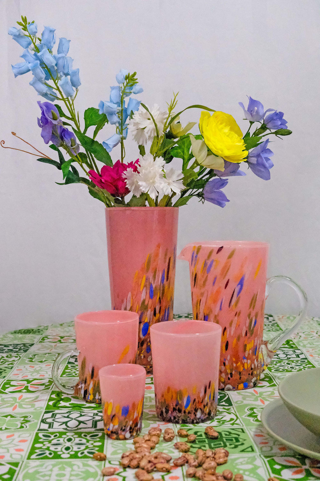 Murano Drinking Glass | Certified Murano Glass | Made in Italy | Water Glass | Collection Roma