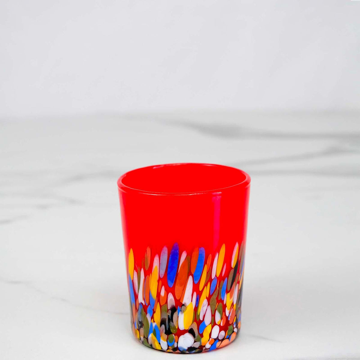 Murano Drinking Glass | Certified Murano Glass | Made in Italy | Water Glass | Collection Roma