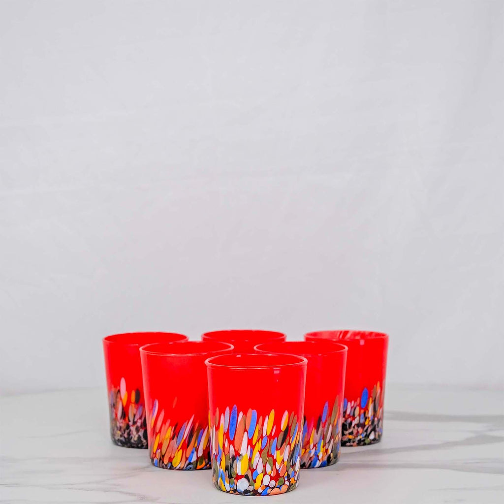 Murano Drinking Glass | Certified Murano Glass | Made in Italy | Water Glass | Collection Roma