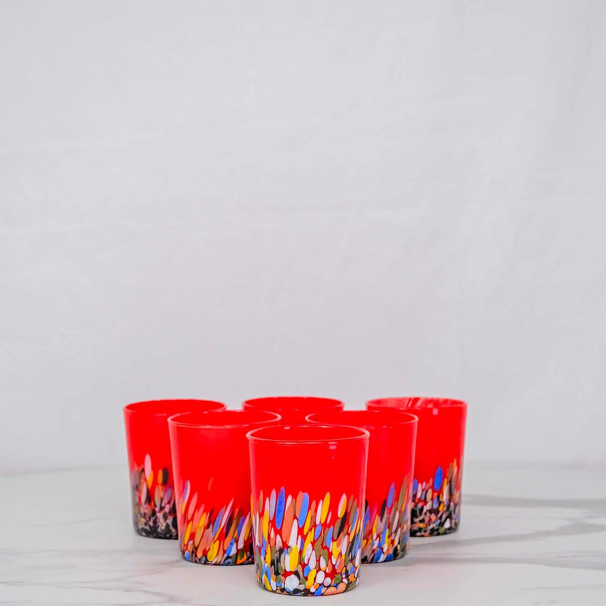 Murano Drinking Glass | Certified Murano Glass | Made in Italy | Water Glass | Collection Roma