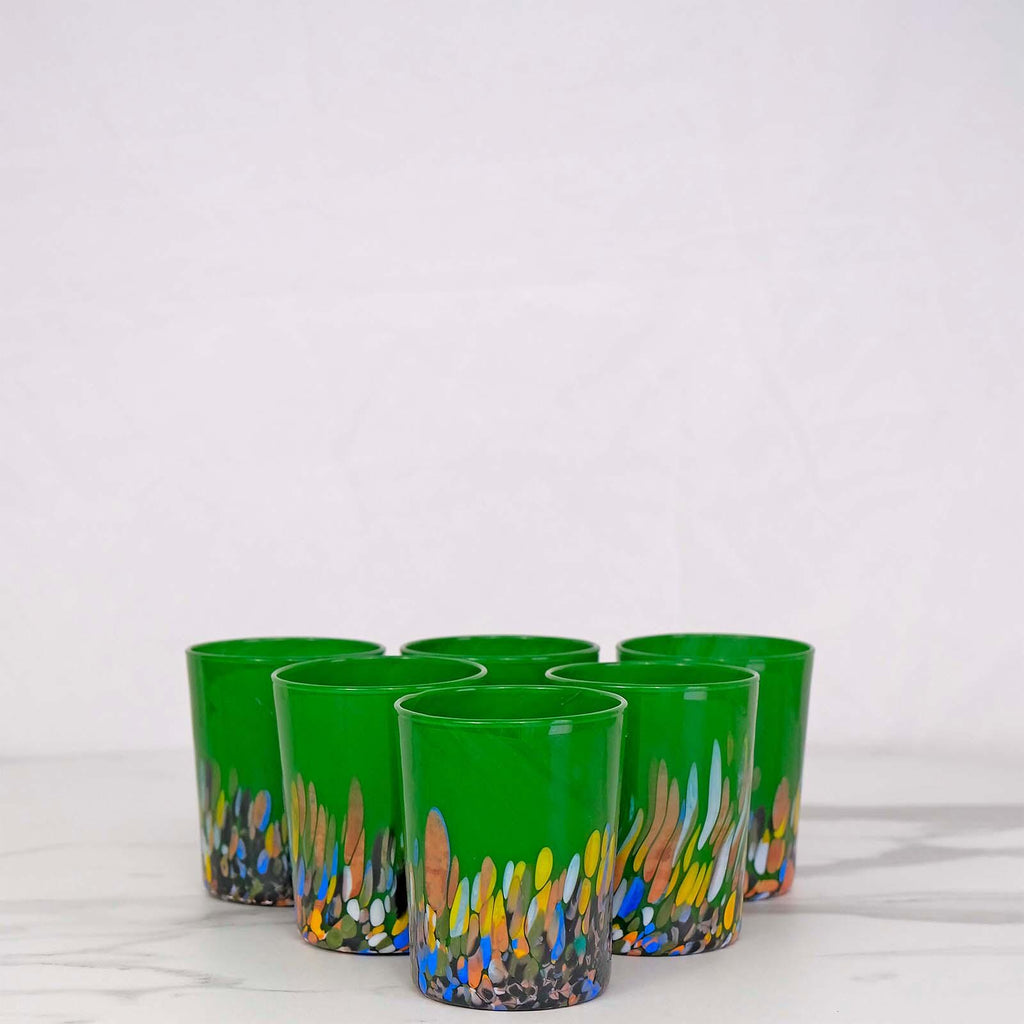 Murano Drinking Glass | Certified Murano Glass | Made in Italy | Water Glass | Collection Roma