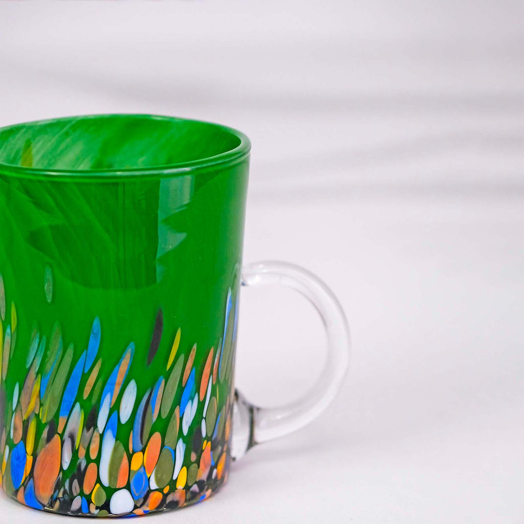 Murano Glass Mug | Certified Murano Glass | Made in Italy | Handmade Mug | Collection Roma