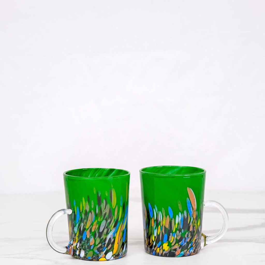 Murano Glass Mug | Certified Murano Glass | Made in Italy | Handmade Mug | Collection Roma
