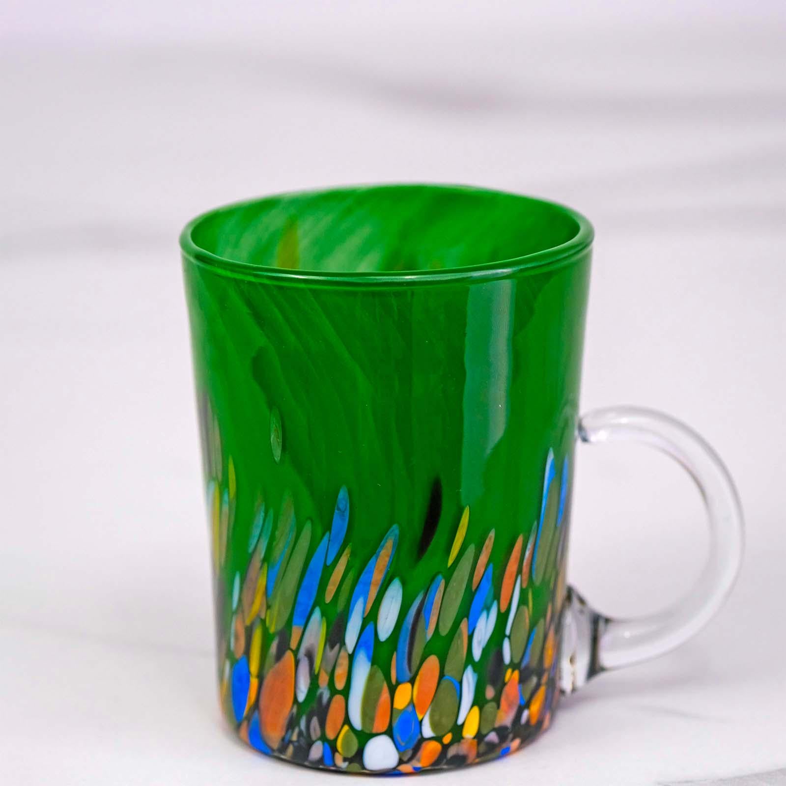 Murano Glass Mug | Certified Murano Glass | Made in Italy | Handmade Mug | Collection Roma