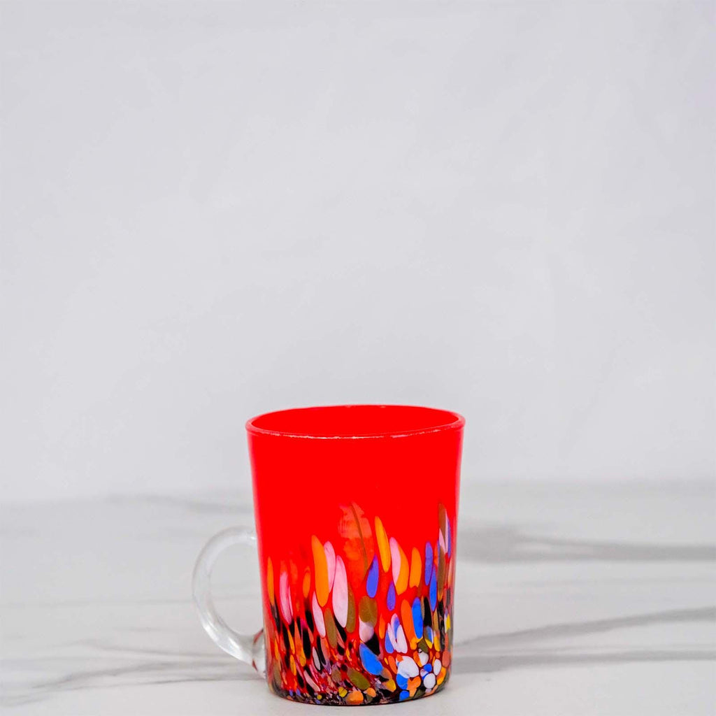 Murano Glass Mug | Certified Murano Glass | Made in Italy | Handmade Mug | Collection Roma