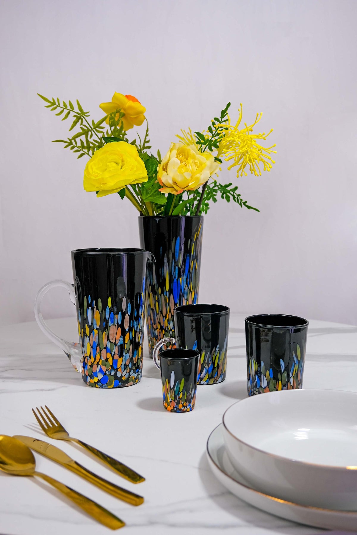 Murano Glass Mug | Certified Murano Glass | Made in Italy | Handmade Mug | Collection Roma