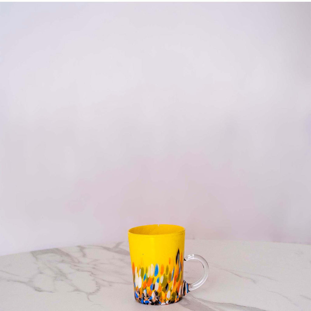 Murano Glass Mug | Certified Murano Glass | Made in Italy | Handmade Mug | Collection Roma