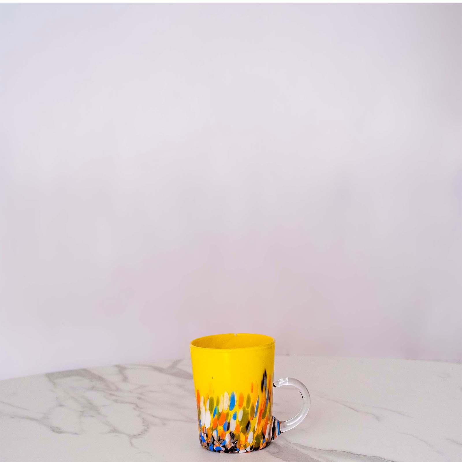 Murano Glass Mug | Certified Murano Glass | Made in Italy | Handmade Mug | Collection Roma