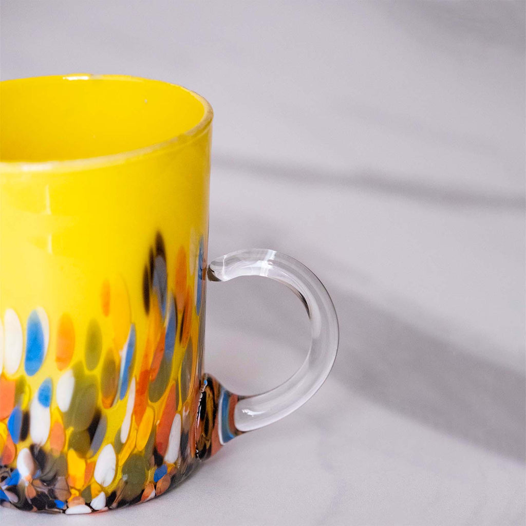 Murano Glass Mug | Certified Murano Glass | Made in Italy | Handmade Mug | Collection Roma