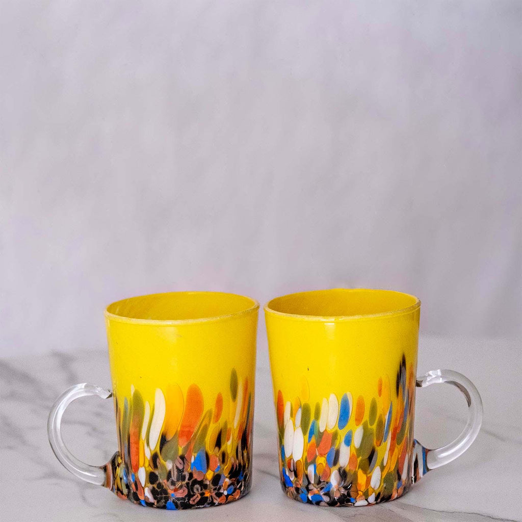 Murano Glass Mug | Certified Murano Glass | Made in Italy | Handmade Mug | Collection Roma