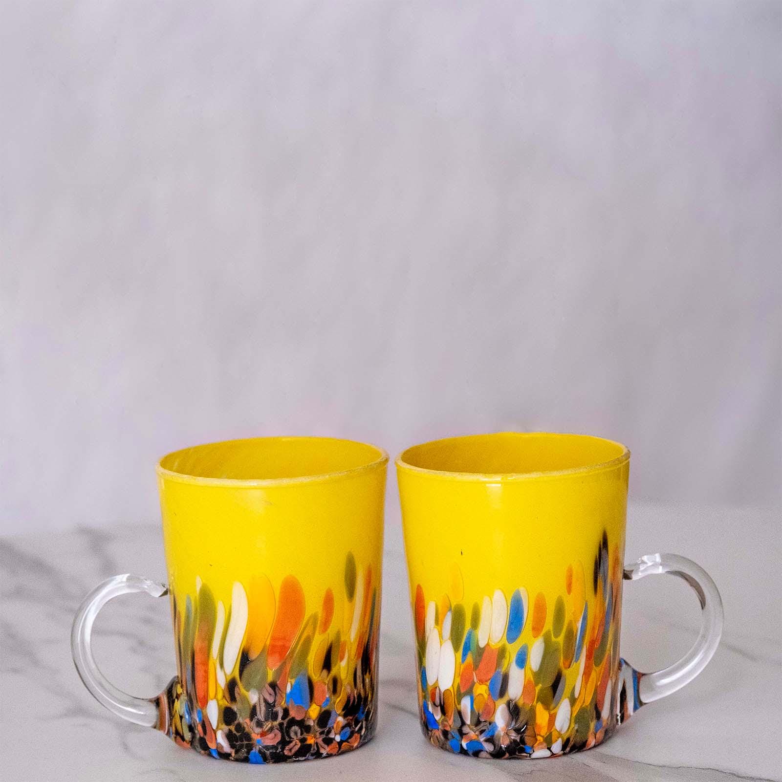 Murano Glass Mug | Certified Murano Glass | Made in Italy | Handmade Mug | Collection Roma