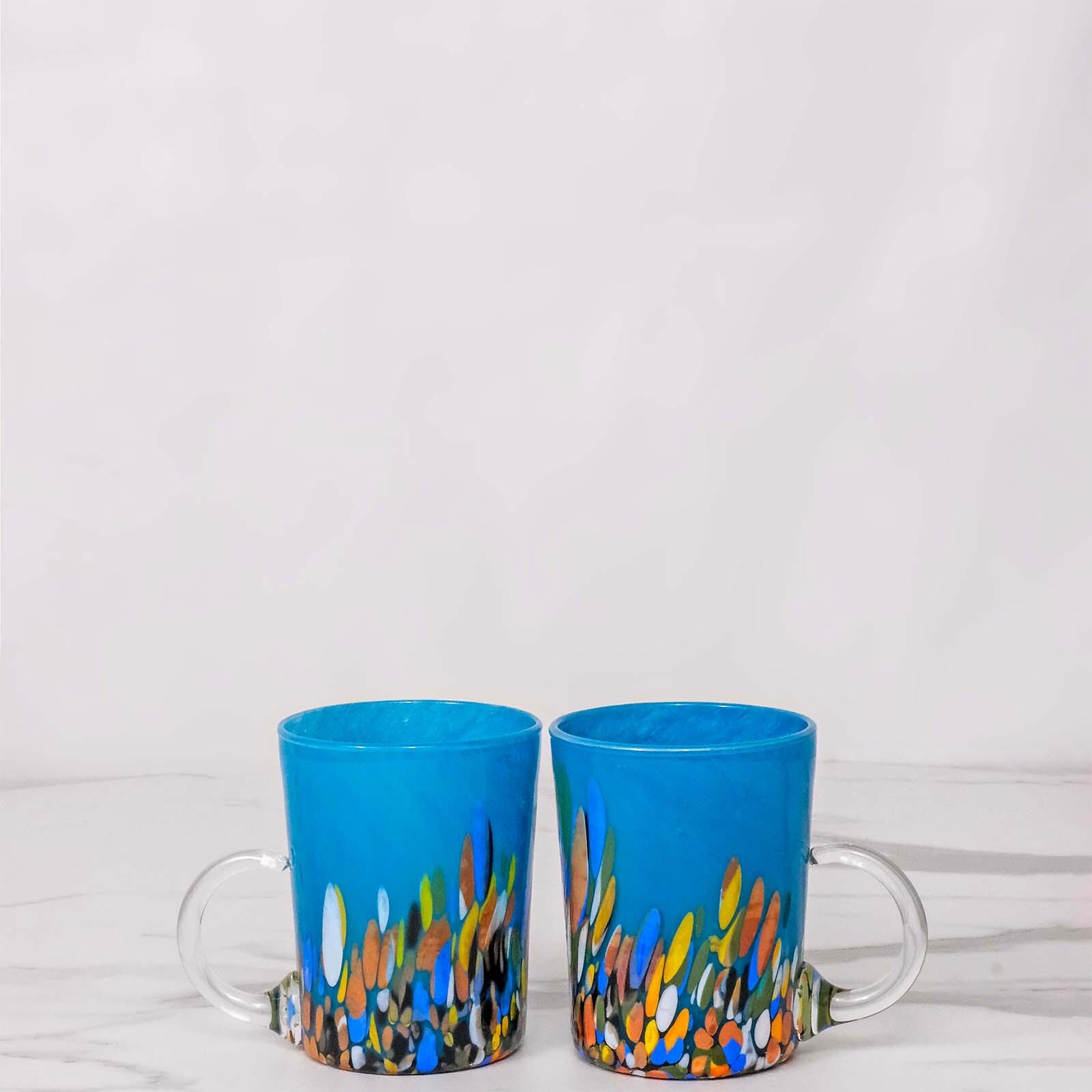 Murano Glass Mug | Certified Murano Glass | Made in Italy | Handmade Mug | Collection Roma