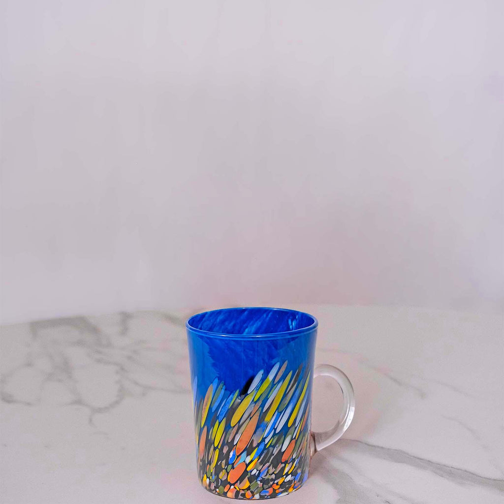 Murano Glass Mug | Certified Murano Glass | Made in Italy | Handmade Mug | Collection Roma
