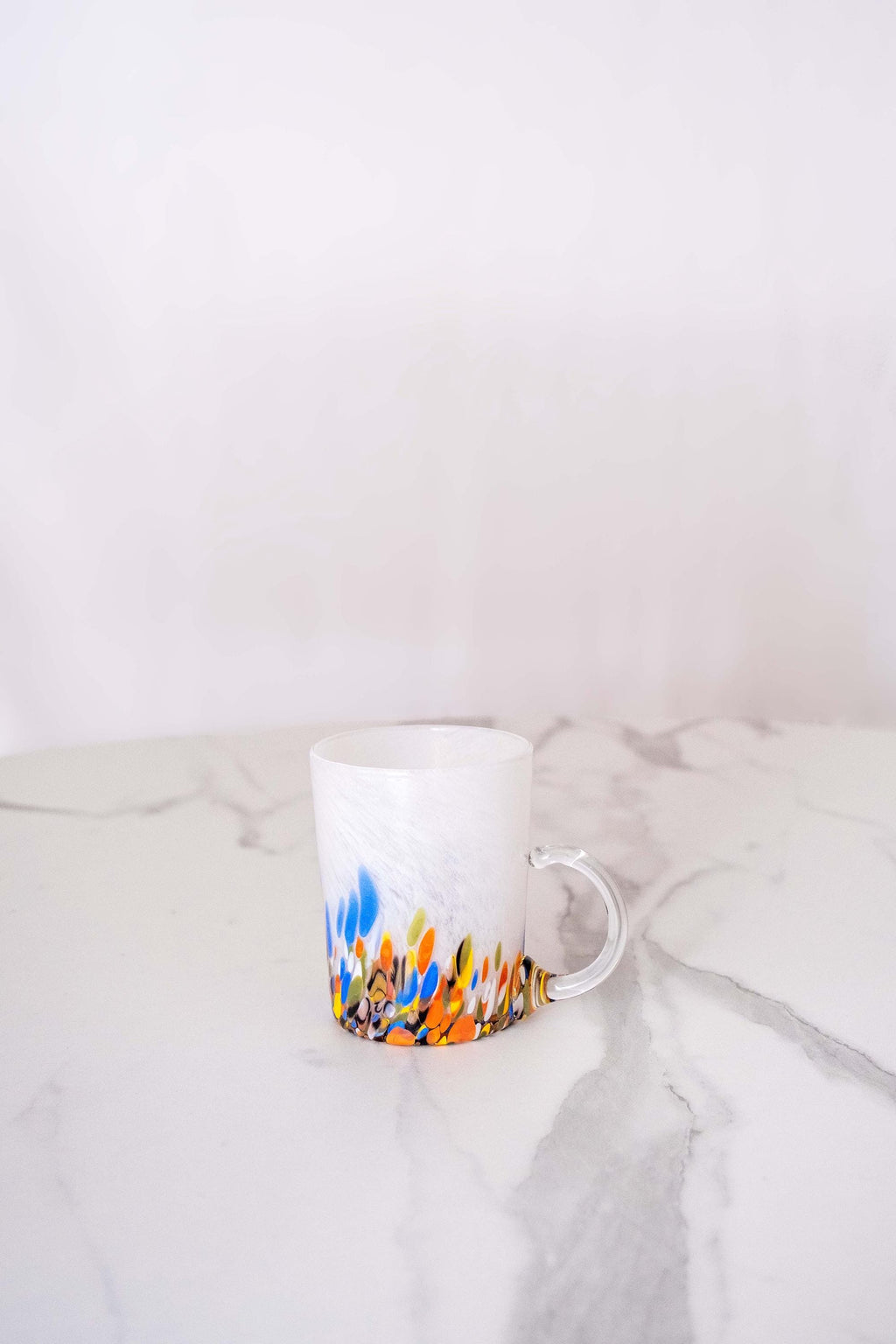 Murano Glass Mug | Certified Murano Glass | Made in Italy | Handmade Mug | Collection Roma